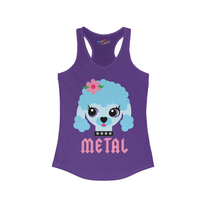 Metal Poodle Women's Racerback Tank