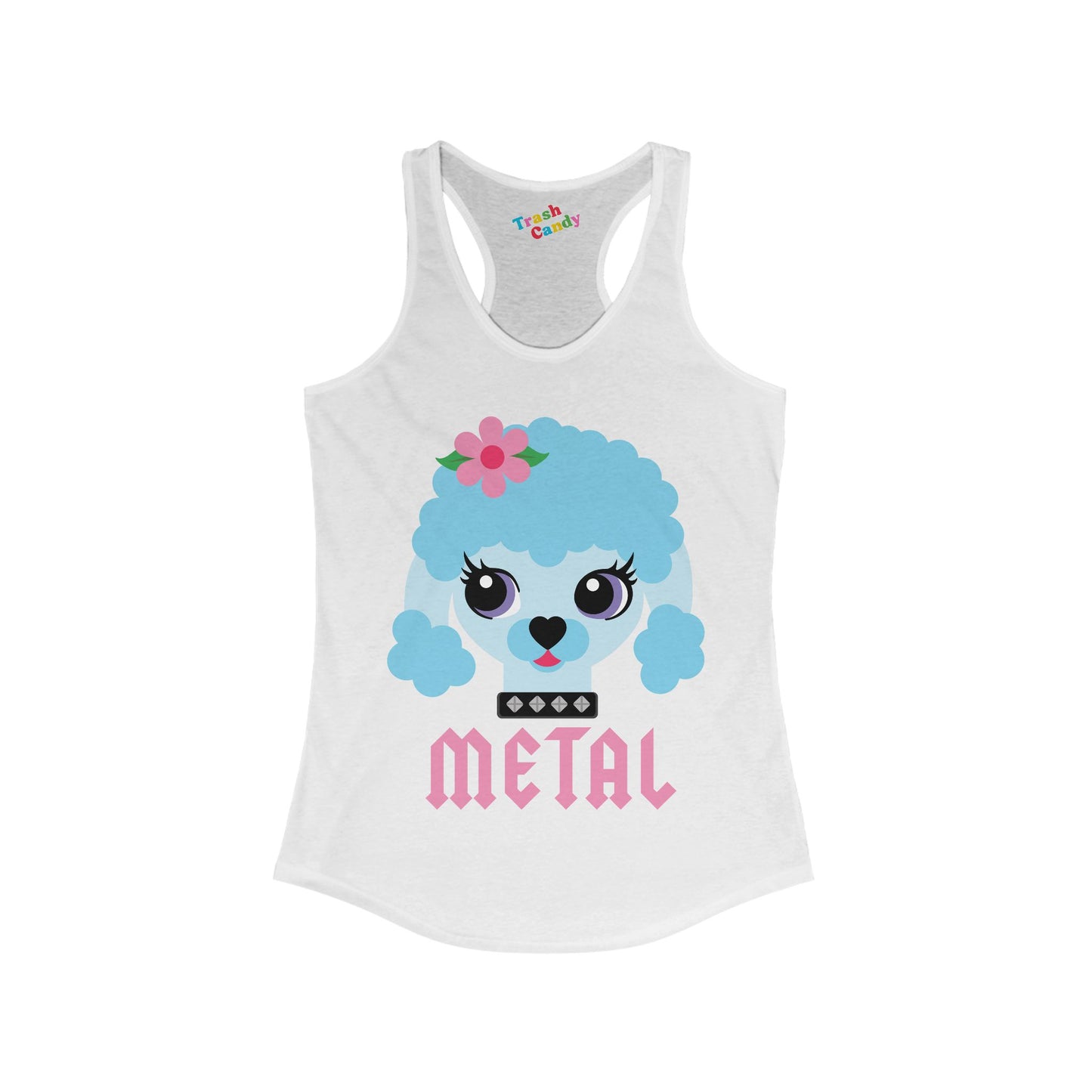 Metal Poodle Women's Racerback Tank