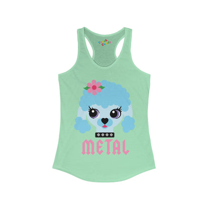 Metal Poodle Women's Racerback Tank