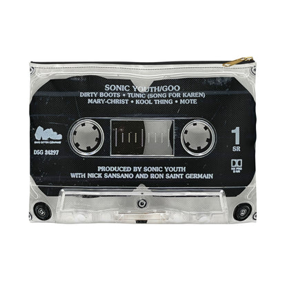Sonic Youth Cassette Tape Zipper Pouch