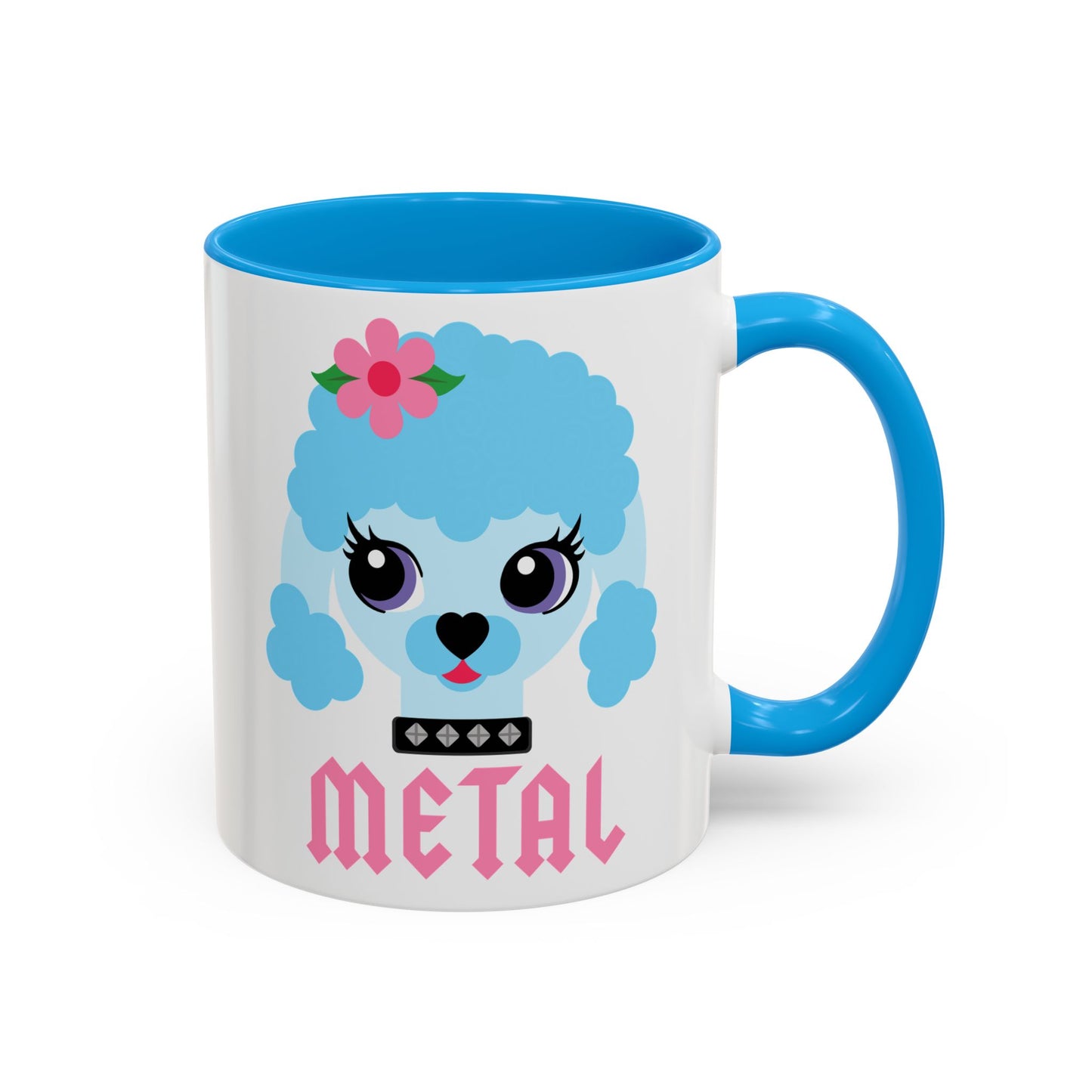 Metal Poodle Mug