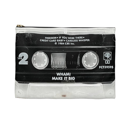 WHAM! Make it Big Zipper Pouch - George Michael Cassette Tape Zipper Pouch - Careless Whisper Wake Me Up Before You Go Go