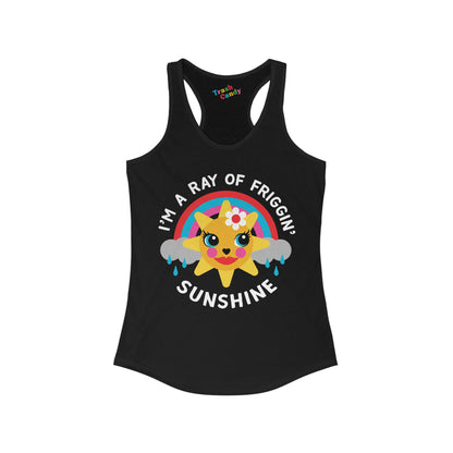 I'm a Ray of Friggin' Sunshine Women's Racerback Tank