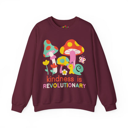 Cute Mushroom Kindness is Revolutionary Sweatshirt