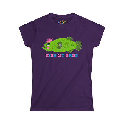 Kiss My Bass Punk Fish Women's T-shirt