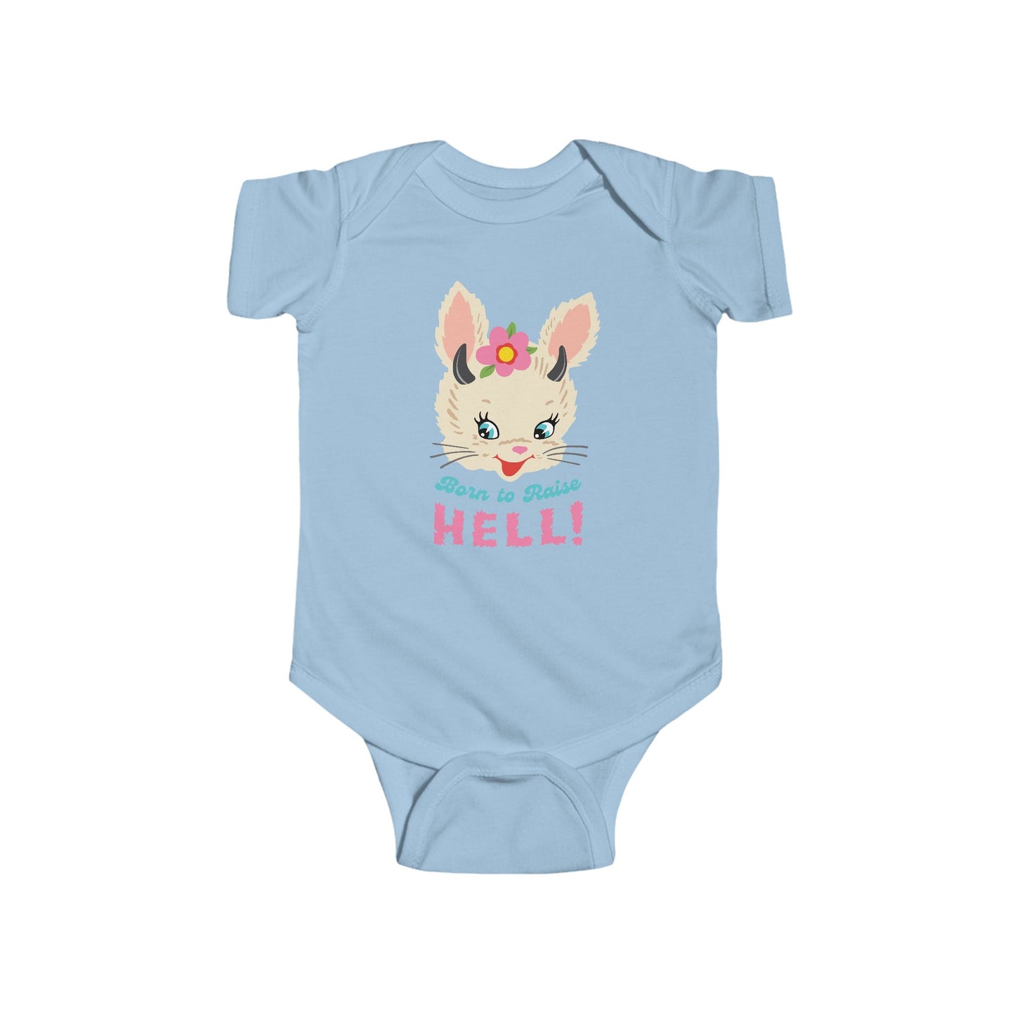 Born to Raise to Hell Baby Bodysuit