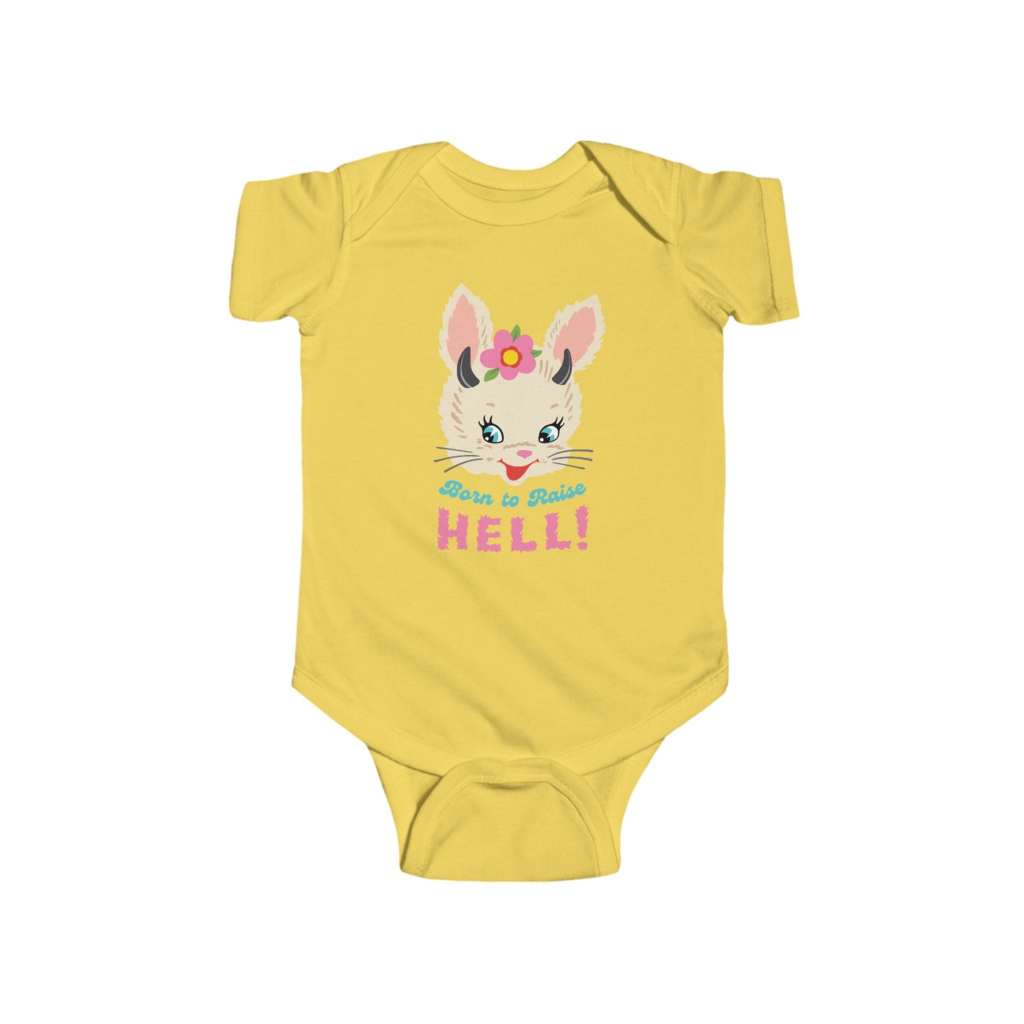 Born to Raise to Hell Baby Bodysuit