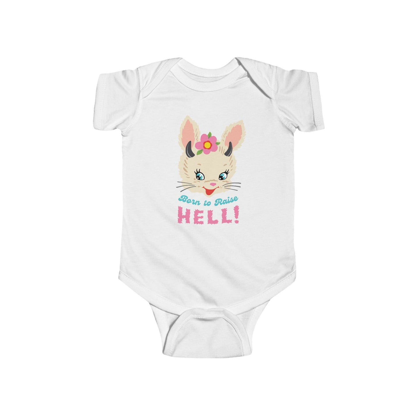 Born to Raise to Hell Baby Bodysuit