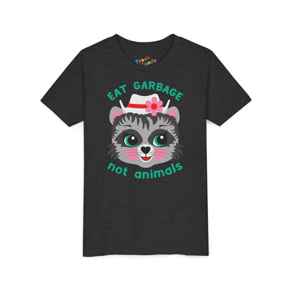 Eat Garbage Not Animals Kids T-Shirt