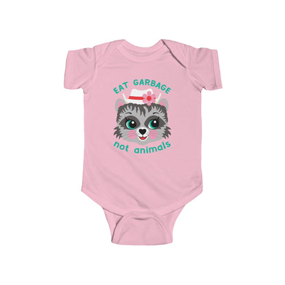 Eat Garbage Not Animals Baby Bodysuit