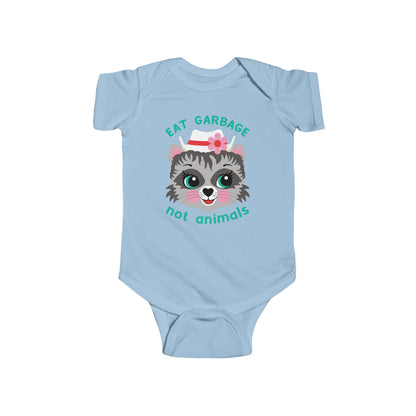 Eat Garbage Not Animals Baby Bodysuit