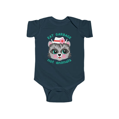 Eat Garbage Not Animals Baby Bodysuit