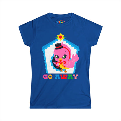 Go Away Cute Birdy Women's T-shirt