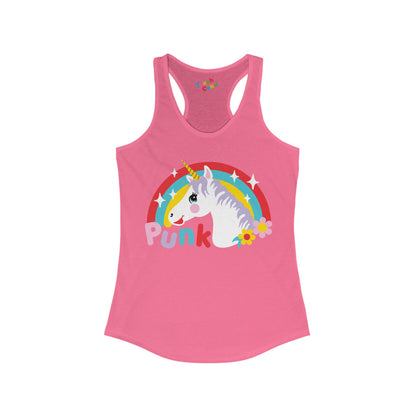 Punk Unicorn Women's Racerback Tank