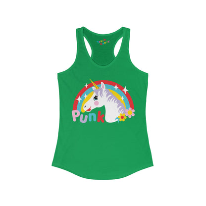 Punk Unicorn Women's Racerback Tank