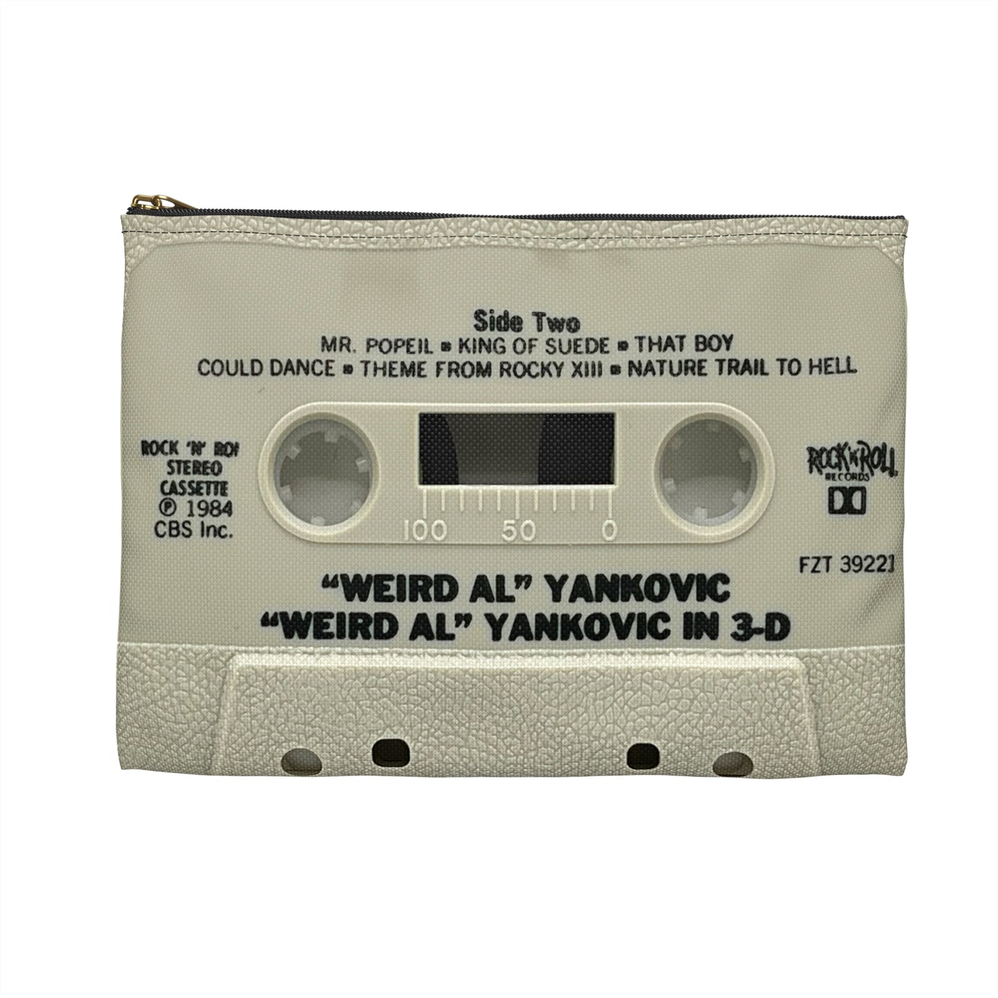 Weird Al Yankovic Cassette Tape Zipper Pouch