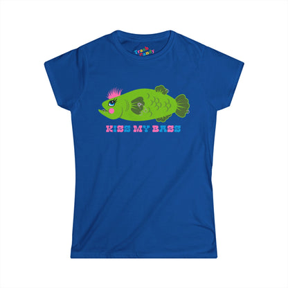 Kiss My Bass Punk Fish Women's T-shirt