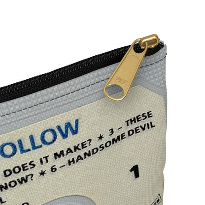 The Smiths Hatful of Hollow Zipper Pouch - Morrissey Zipper Pouch - The Smiths Hatful of Hollow Cassette Tape Accessory Bag