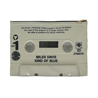 Miles Davis Cassette Tape Zipper Pouch