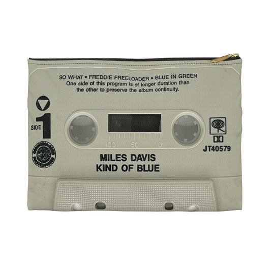 Miles Davis Cassette Tape Zipper Pouch