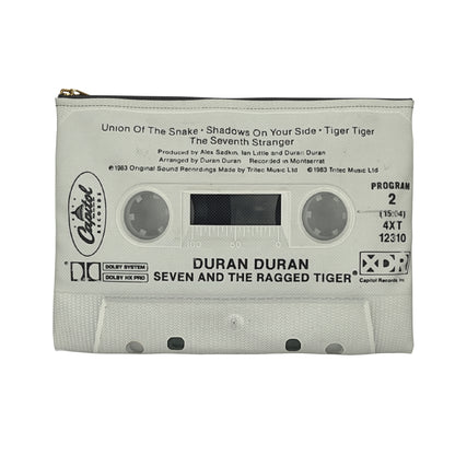 Duran Duran Cassette Tape Zipper Pouch - Seven and the Ragged Tiger Pencil Bag