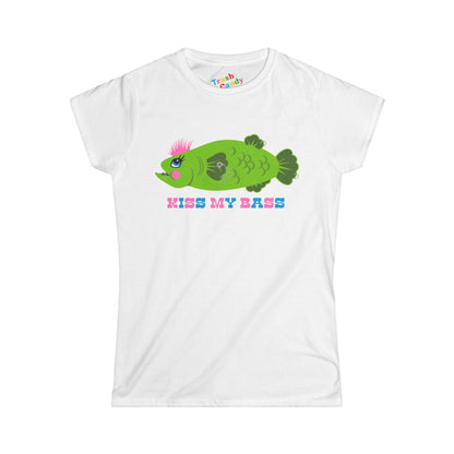 Kiss My Bass Punk Fish Women's T-shirt