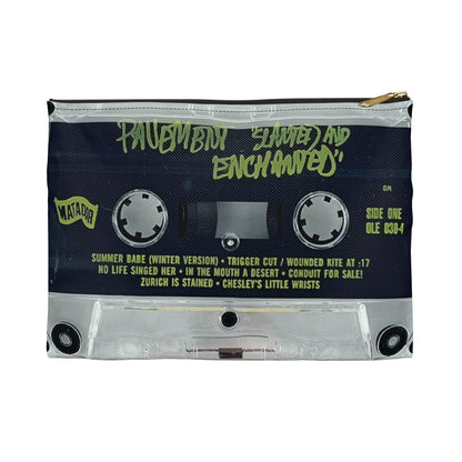 Pavement Cassette Tape Zipper Pouch - Slanted and Enchanted Stephen Malkmus Wowee Zowee Crooked Rain Pencil Bag