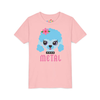 Heavy Metal Poodle Kids T-Shirt