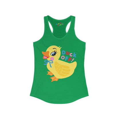 Duck Off! Women's Racerback Tank