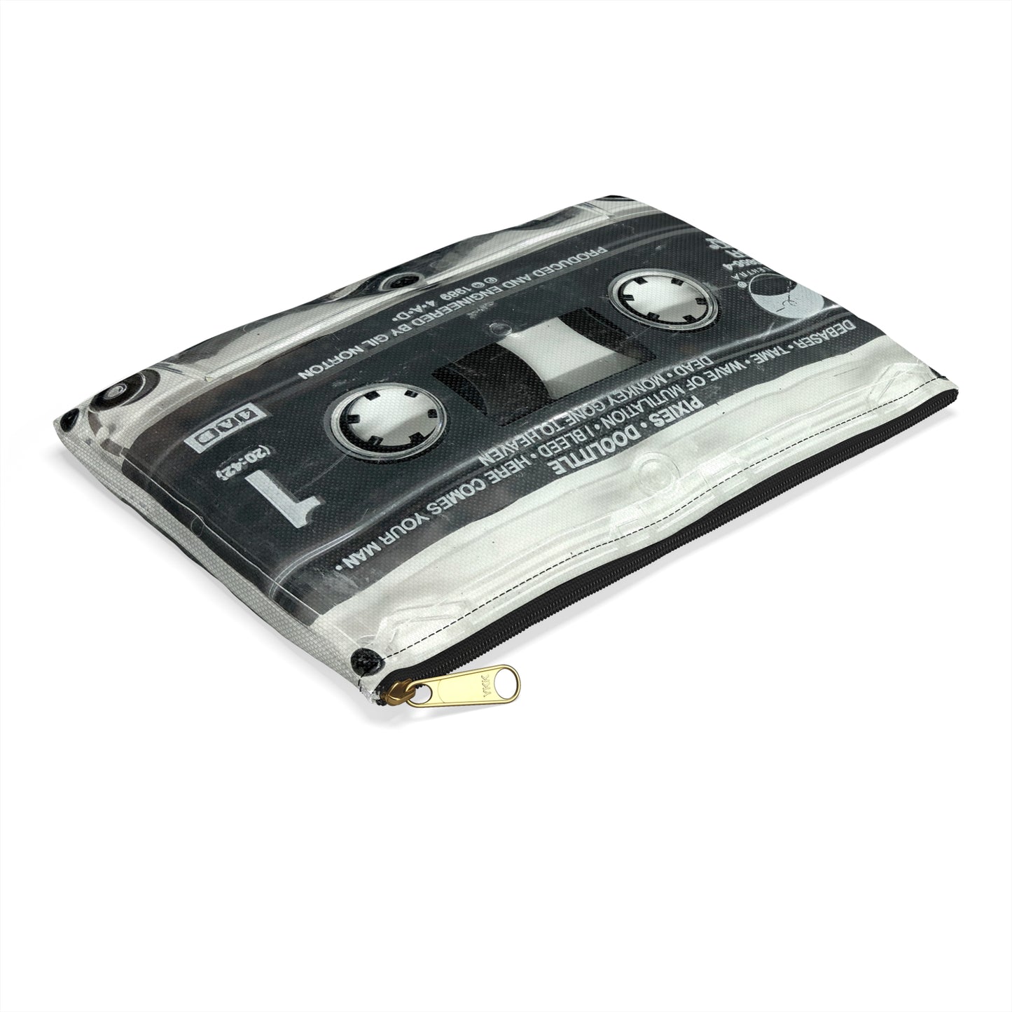 Pixies Zipper Pouch - Pixies Doolittle Cassette Tape Zipper Pouch - The Pixies Cassette Pouch