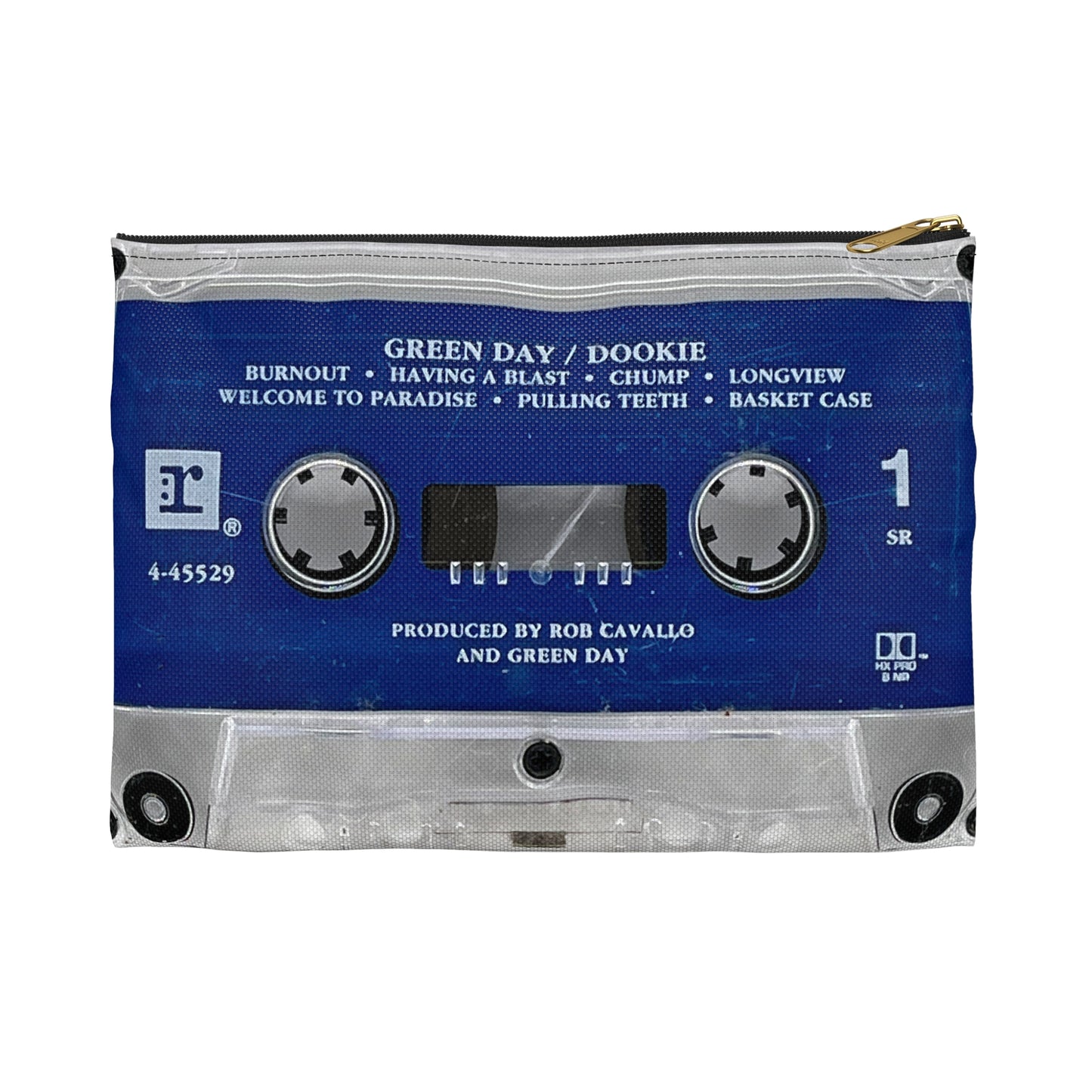 Green Day Cassette Tape Zipper Pouch