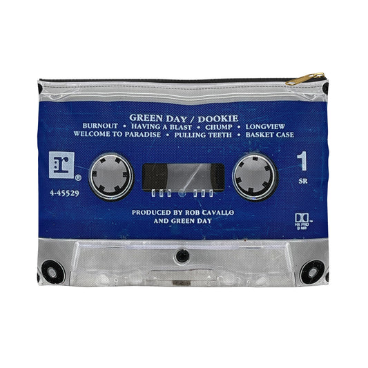 Green Day Cassette Tape Zipper Pouch