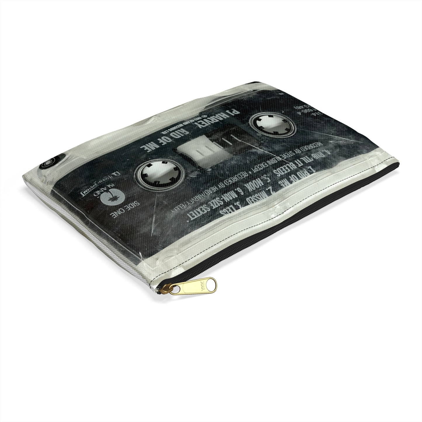 PJ Harvey Zipper Pouch - PJ Harvey Rid of Me Cassette Tape Zipper Pouch - PJ Harvey Cassette Pouch