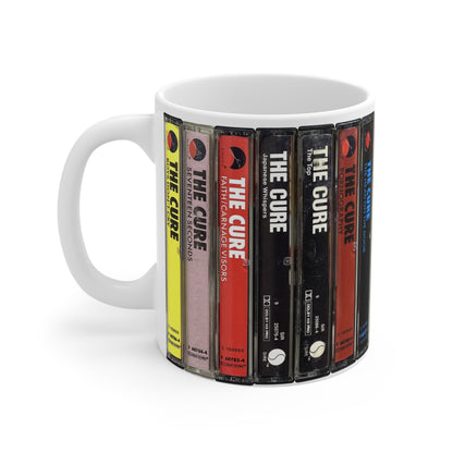 Retro The Cure Cassette Tapes Mug