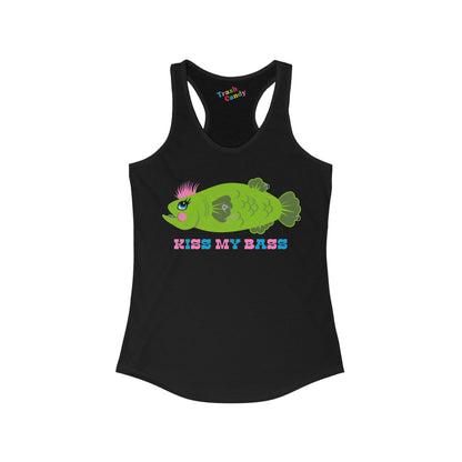 Kiss My Bass Women's Racerback Tank