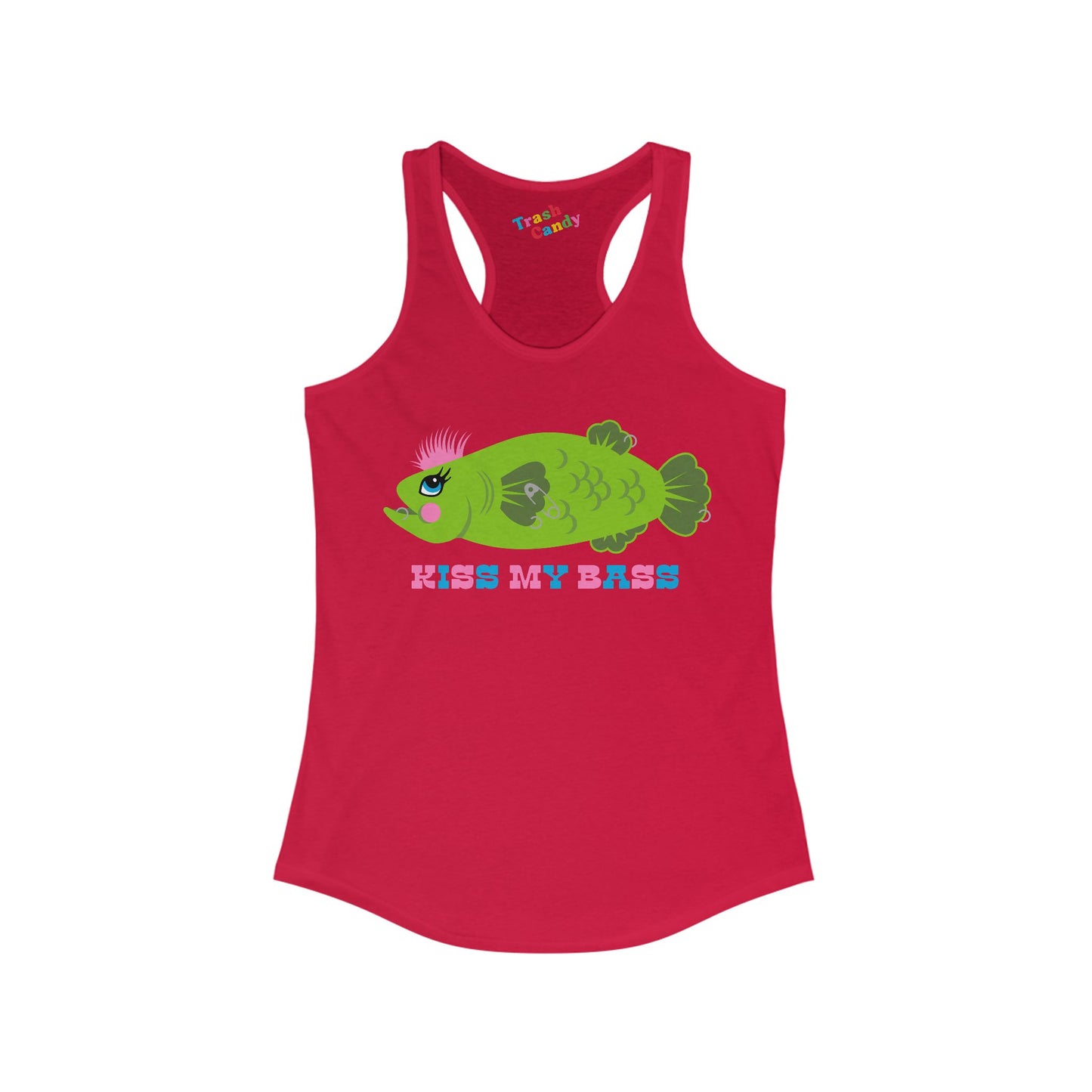 Kiss My Bass Women's Racerback Tank