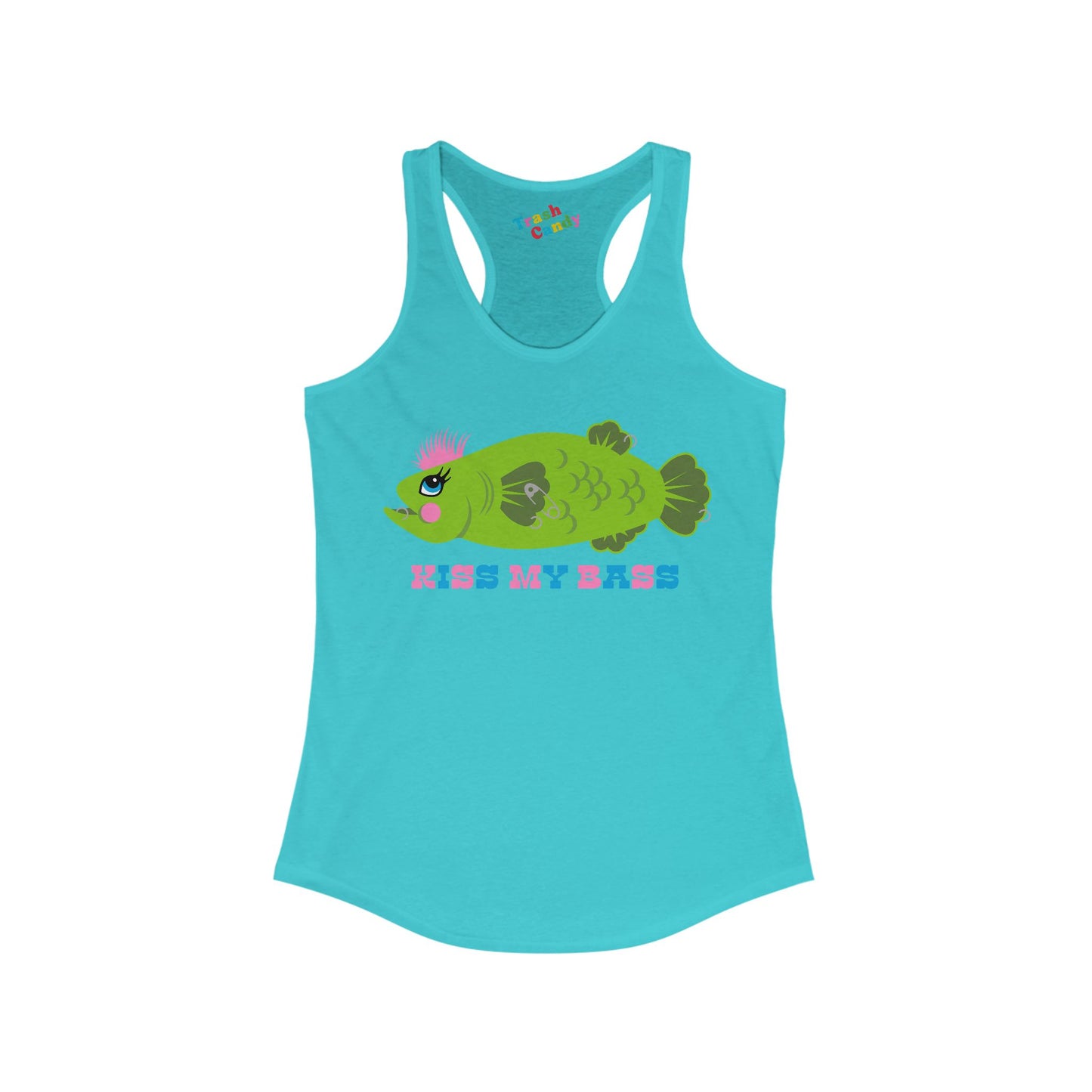 Kiss My Bass Women's Racerback Tank