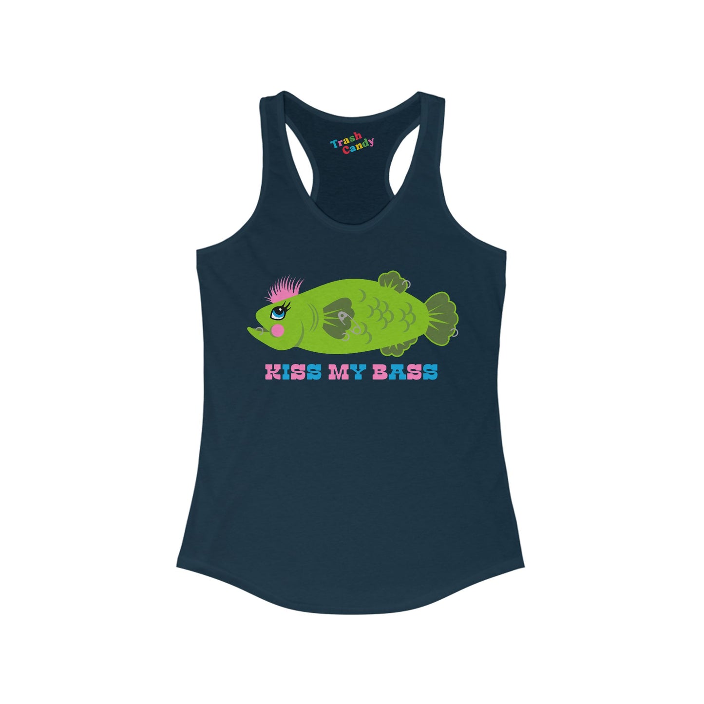 Kiss My Bass Women's Racerback Tank