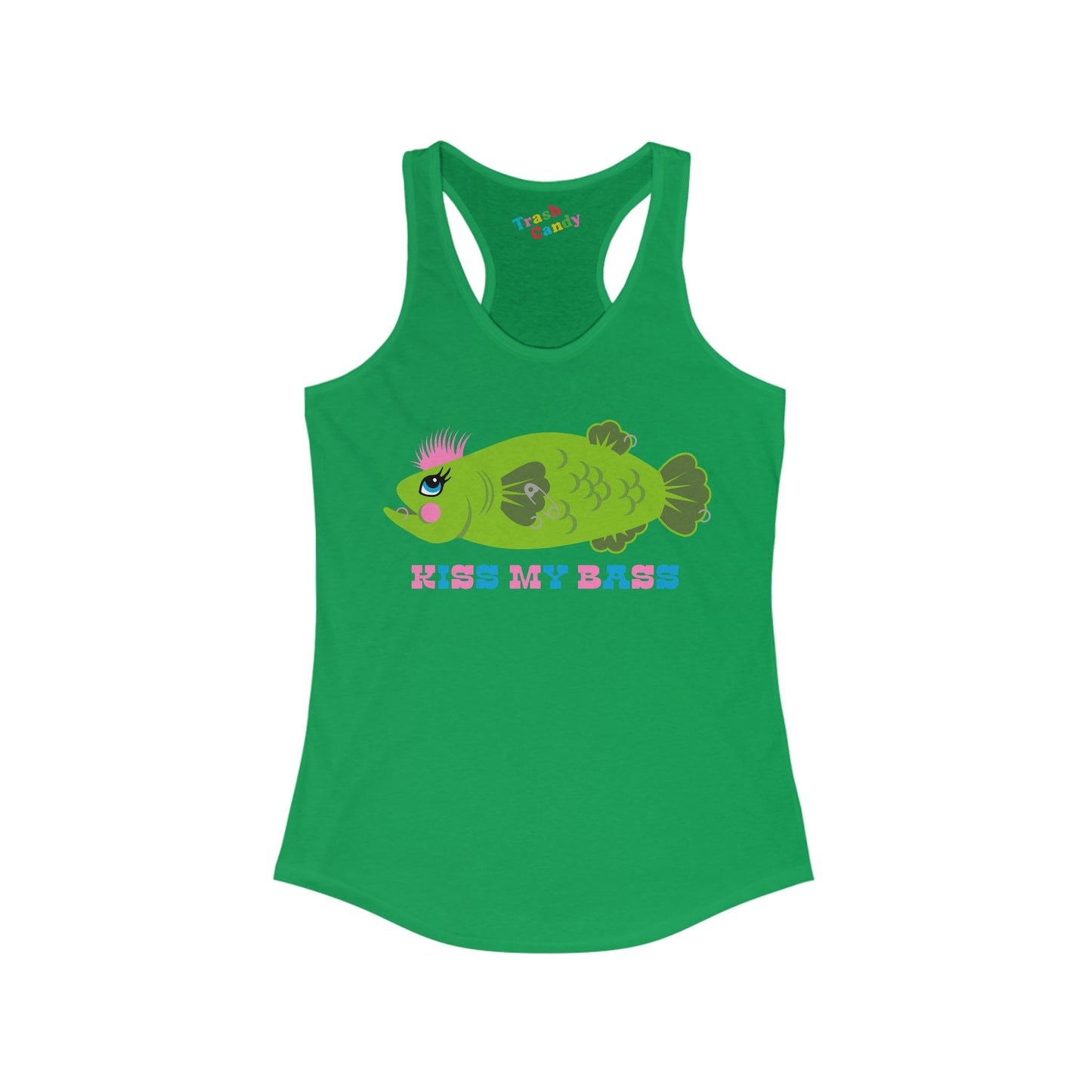 Kiss My Bass Women's Racerback Tank