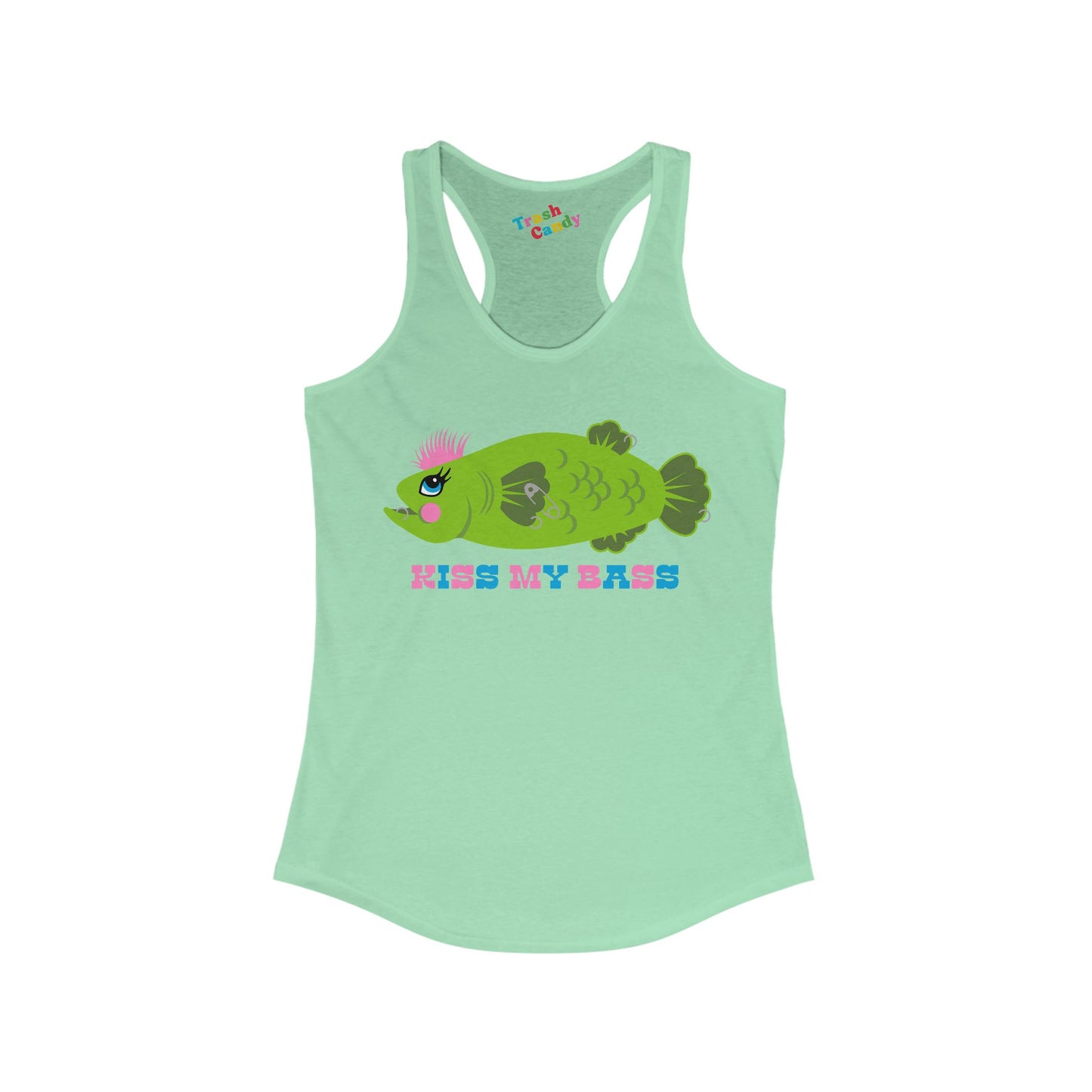 Kiss My Bass Women's Racerback Tank