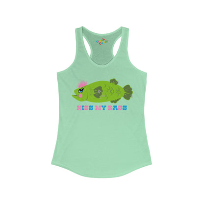 Kiss My Bass Women's Racerback Tank