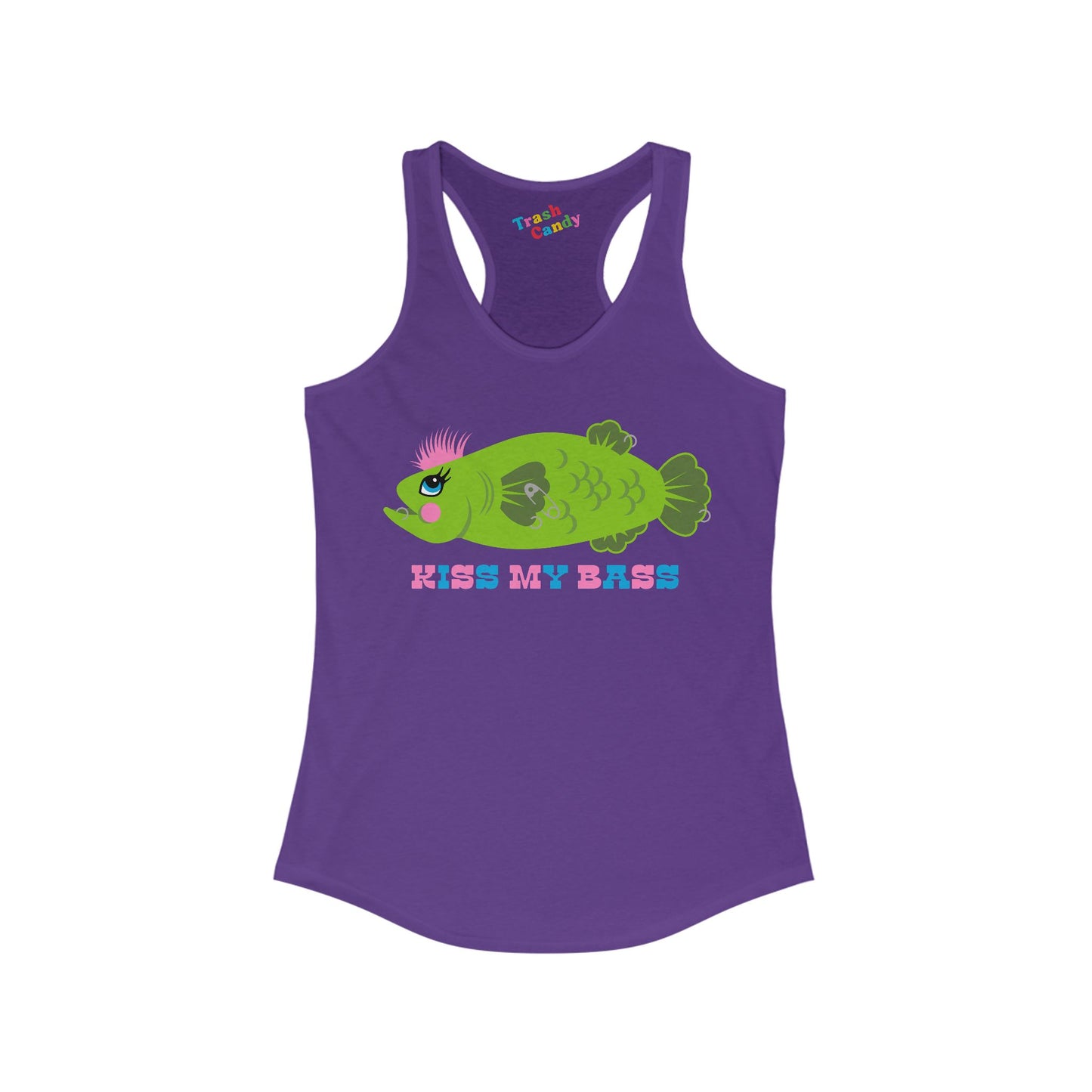Kiss My Bass Women's Racerback Tank