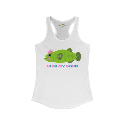 Kiss My Bass Women's Racerback Tank