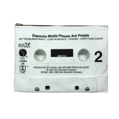 Depeche Mode Zipper Pouch - Depeche Mode People are People Cassette Tape Zipper Pouch