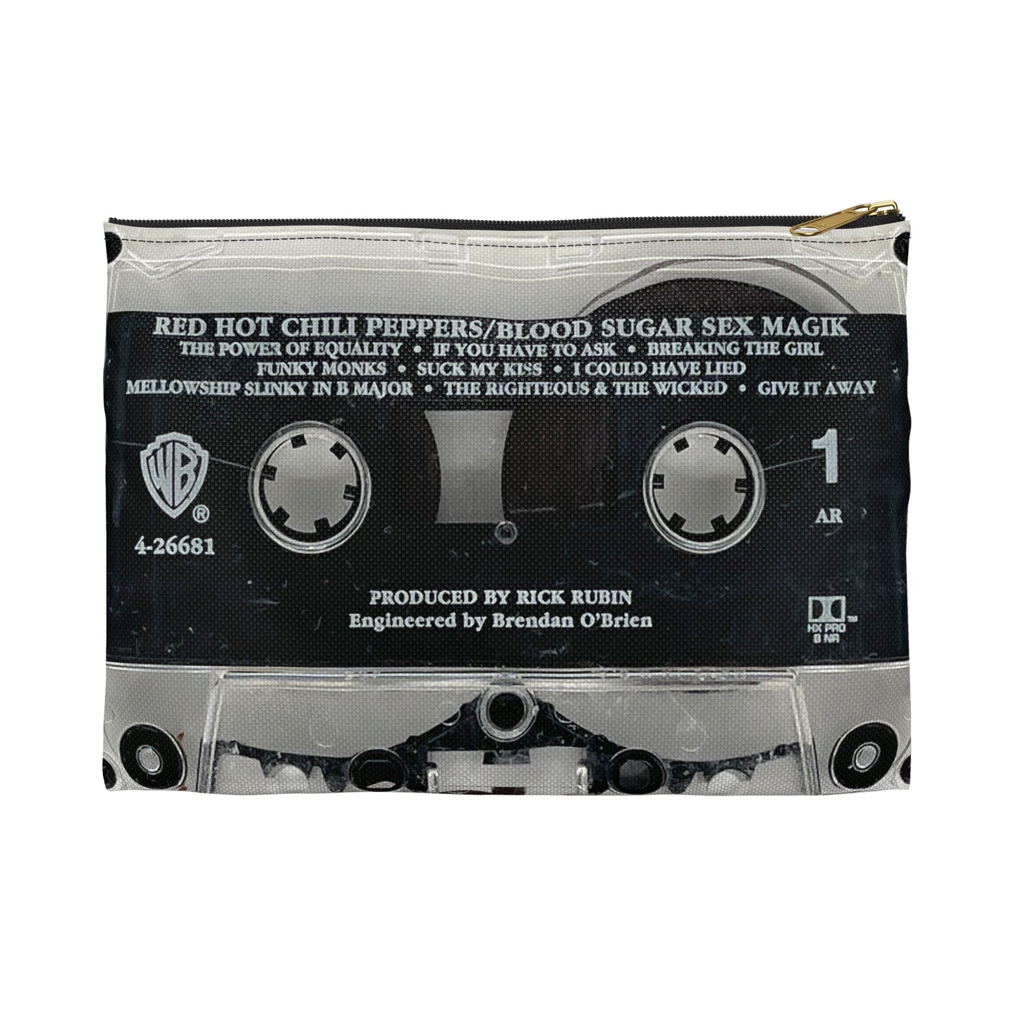 Red Hot Chili Peppers Cassette Tape Zipper Pouch