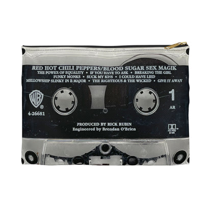 Red Hot Chili Peppers Cassette Tape Zipper Pouch