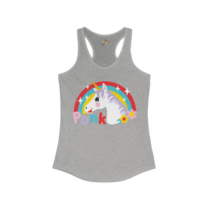 Punk Unicorn Women's Racerback Tank
