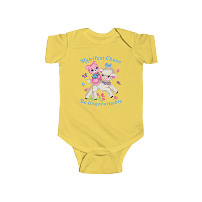 Manifest Chaos Be Ungovernable Baby Bodysuit