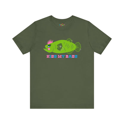 Kiss My Bass Punk Fish T-Shirt
