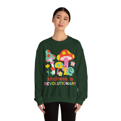 Cute Mushroom Kindness is Revolutionary Sweatshirt